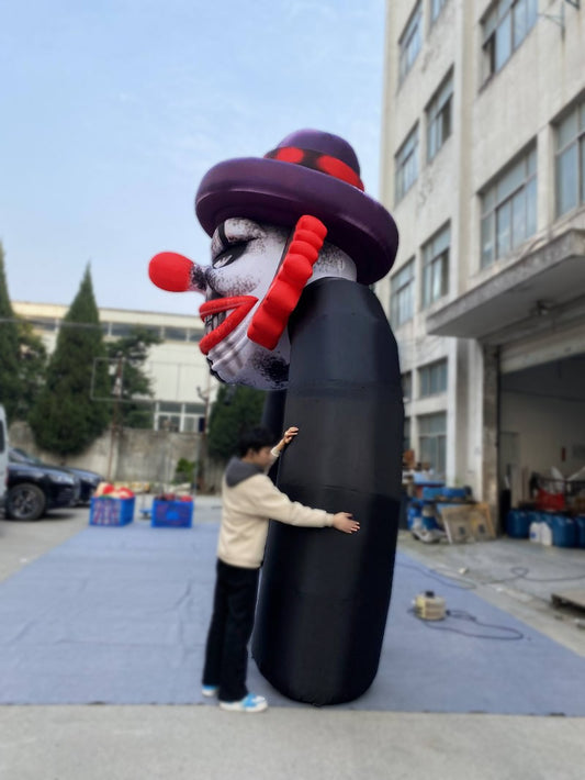 Arche gonflable clown d’Halloween