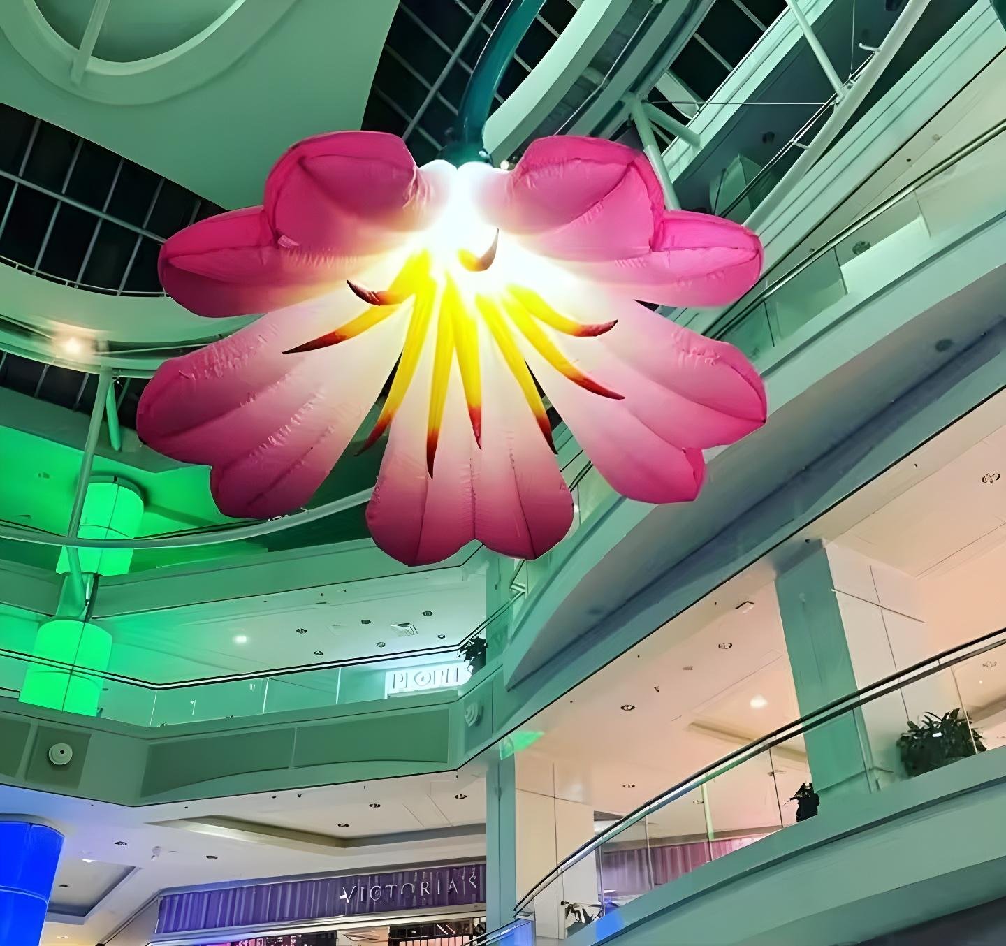 Fleurs décoratives gonflables LED