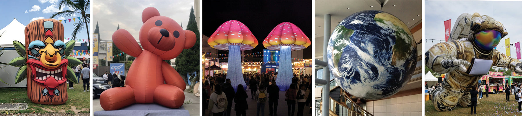 Réalisations de structures gonflables sur mesure
