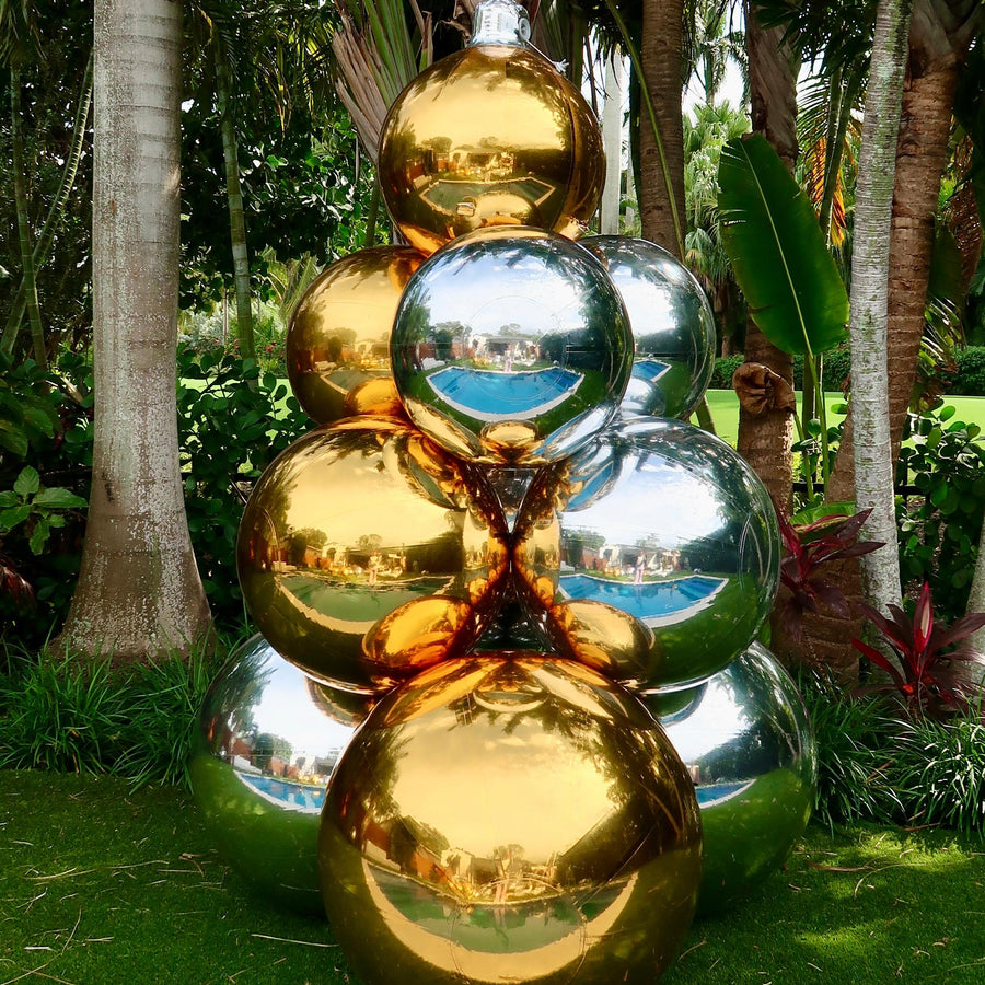 Boule gonflable miroir décorative
