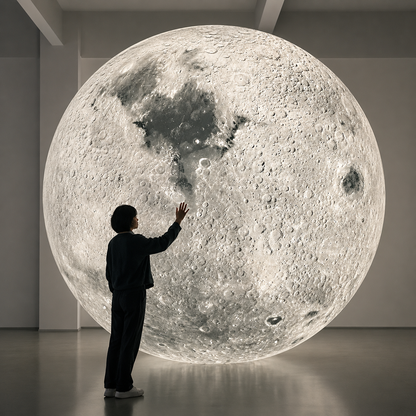 Lune Gonflable Lumineuse