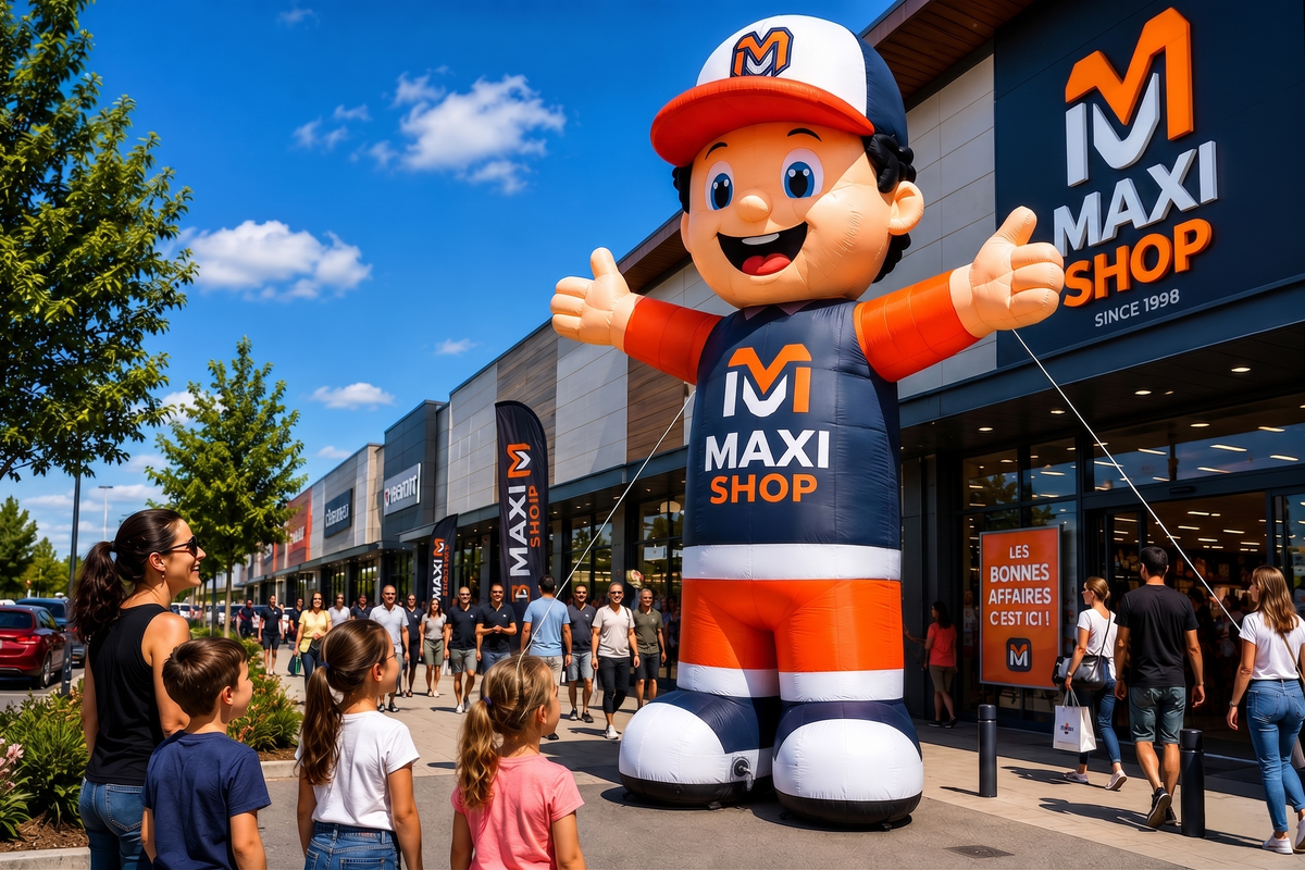 Mascotte Gonflable Publicitaire Sur-Mesure