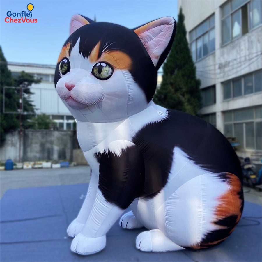 Chat Gonflable Géant Personnalisable
