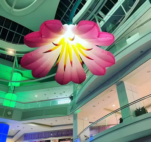Fleurs décoratives gonflables LED
