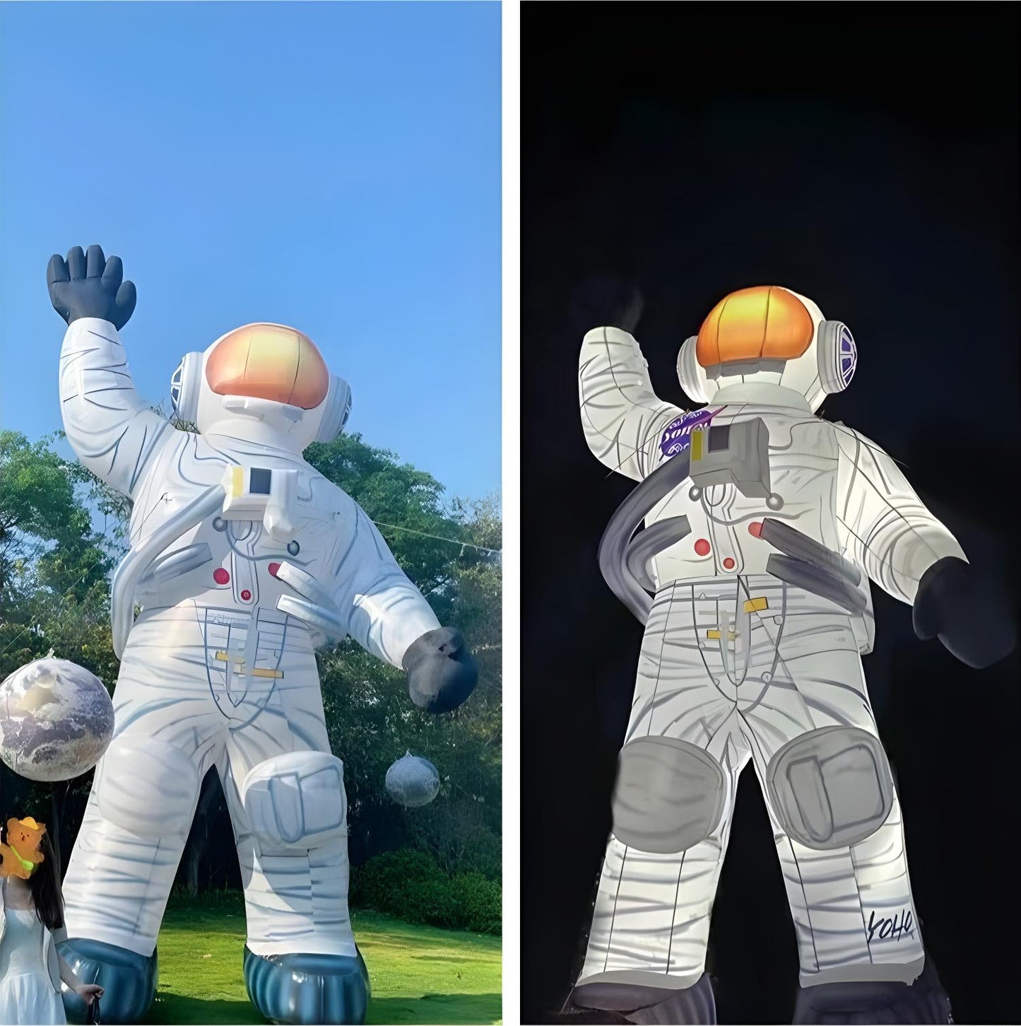 Astronaute Gonflable Géant Personnalisable