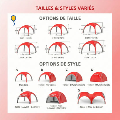 Tente Gonflable "Spider" Personnalisable