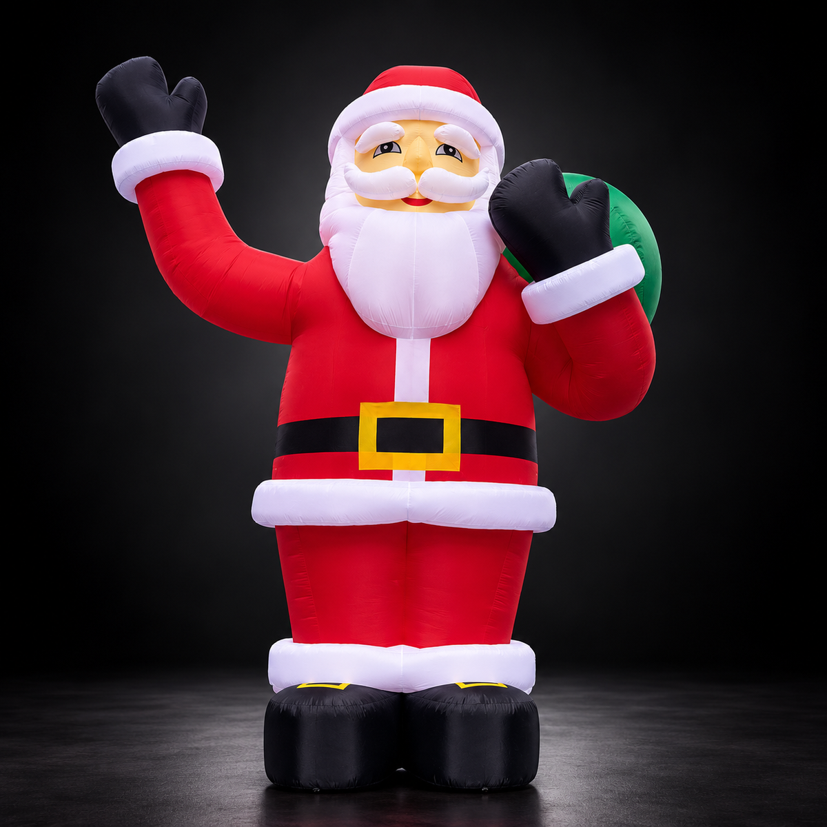 Père Noël gonflable LED personnalisable