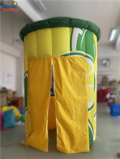 Stand de limonade gonflable géant – forme citron 3,5 m